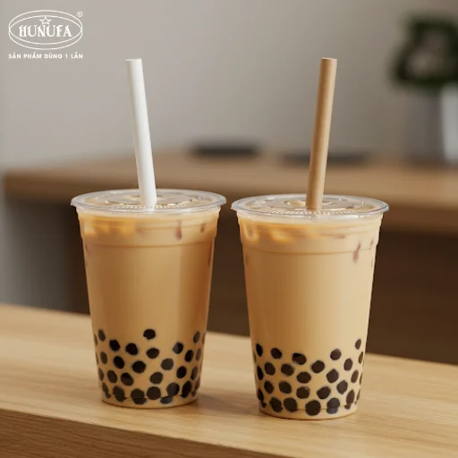 Ống hút giấy trà sữa
