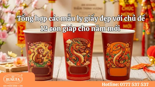 mẫu ly giấy đẹp