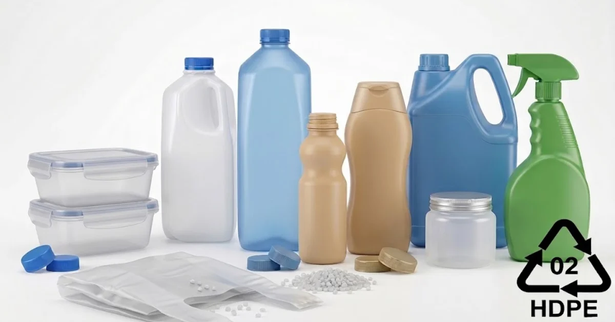 Ký hiệu trên ly nhựa (HDPE) - Các sản phẩm từ nhựa HDPE