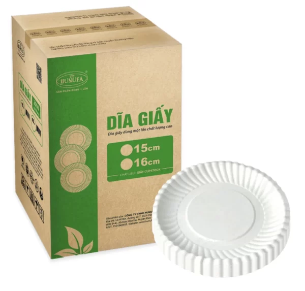 dĩa giấy dùng 1 lần
