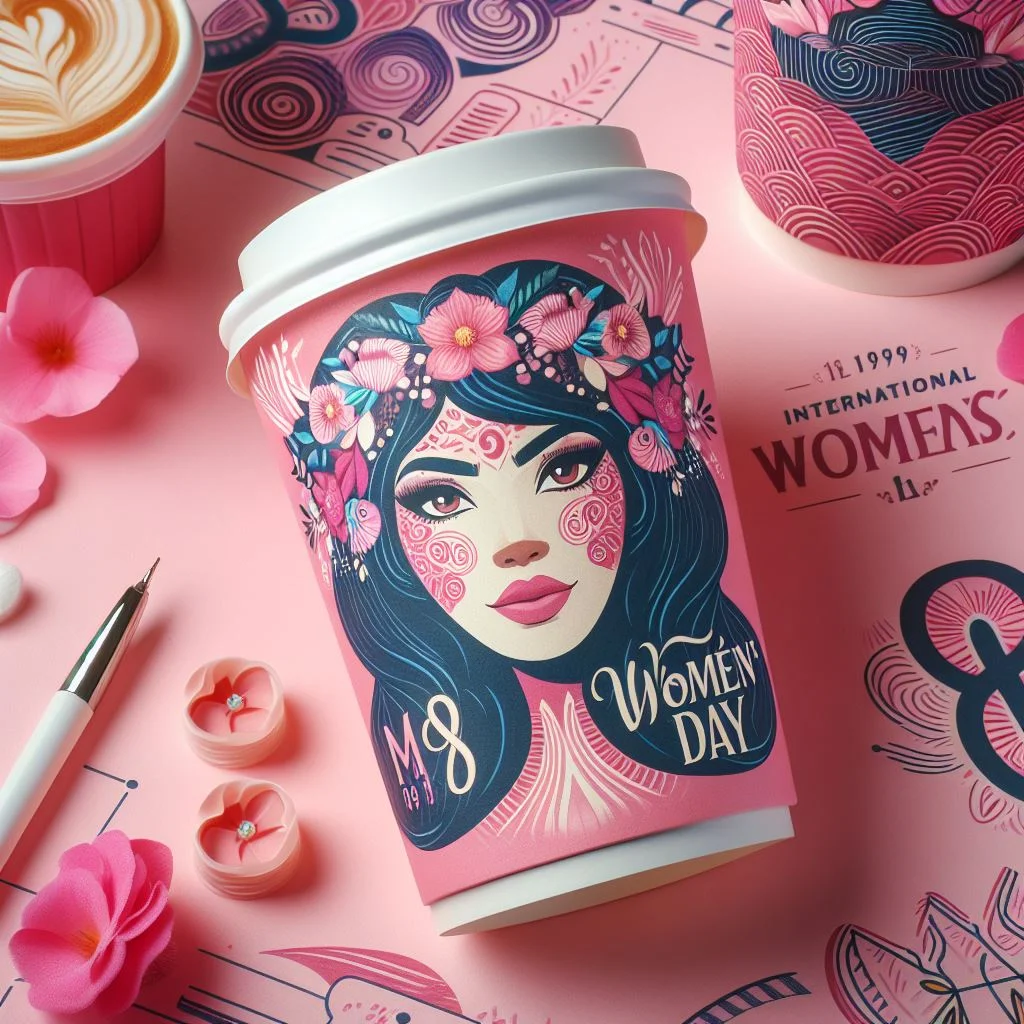 Mừng Ngày Quốc Tế Phụ Nữ 8/3 với những mẫu ly giấy đẹp và ý nghĩa