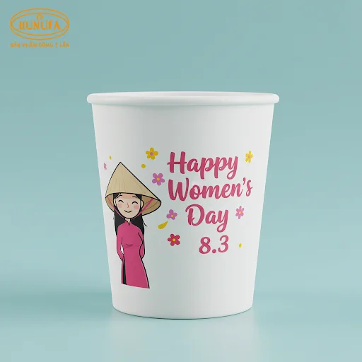 Mừng Ngày Quốc Tế Phụ Nữ 8/3 với những mẫu ly giấy đẹp và ý nghĩa