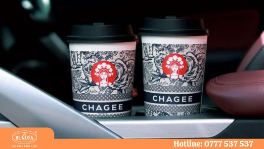 Phiên bản "việt hóa" của trà sữa Chagee ly giấy trà sữa Chamee