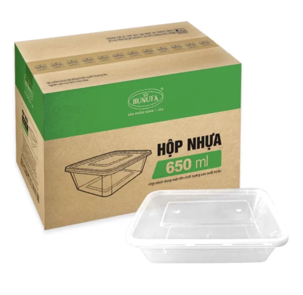 hộp nhựa vuông