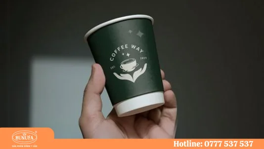 hướng dẫn thiết kế ly giấy hút khách cho quán cafe