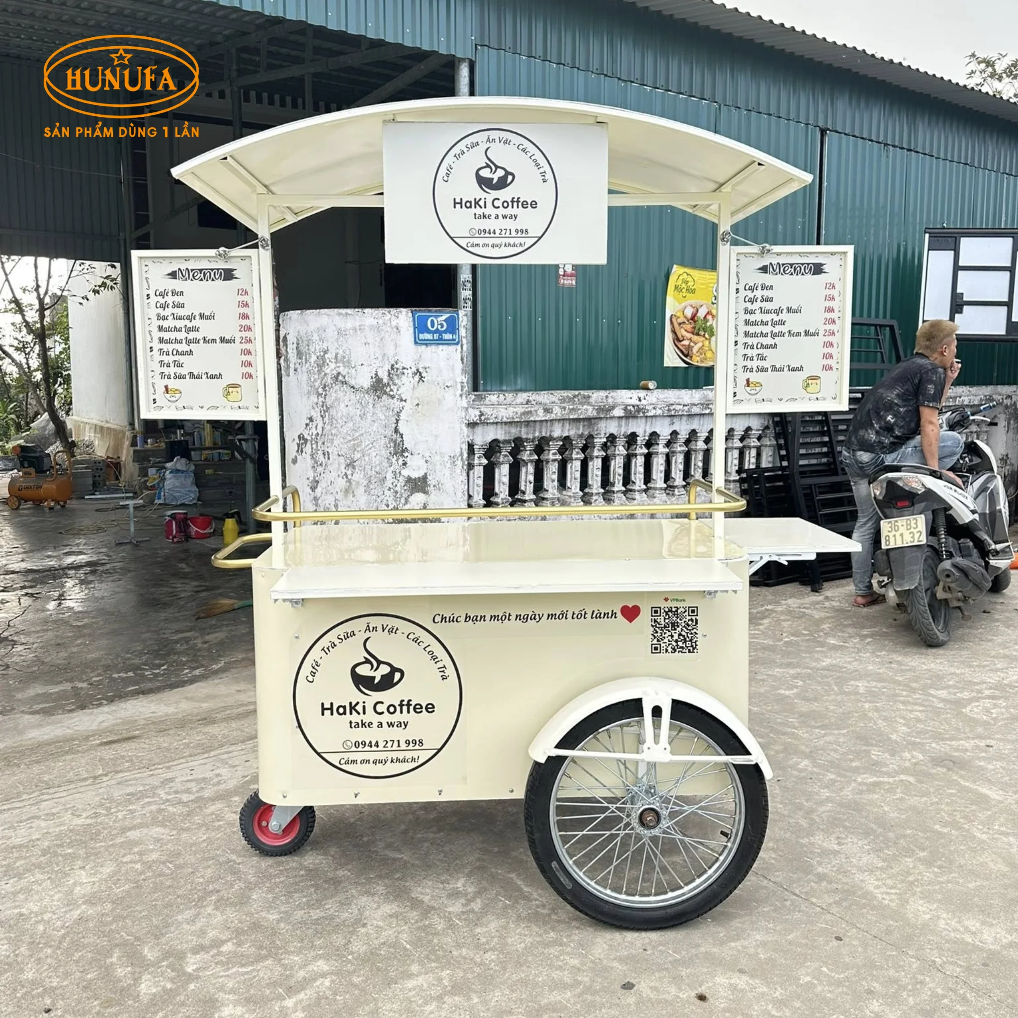 100+ Mẫu xe bán cafe take away, bán nước, bán hàng, đẹp, gấp gọn, giá rẻ