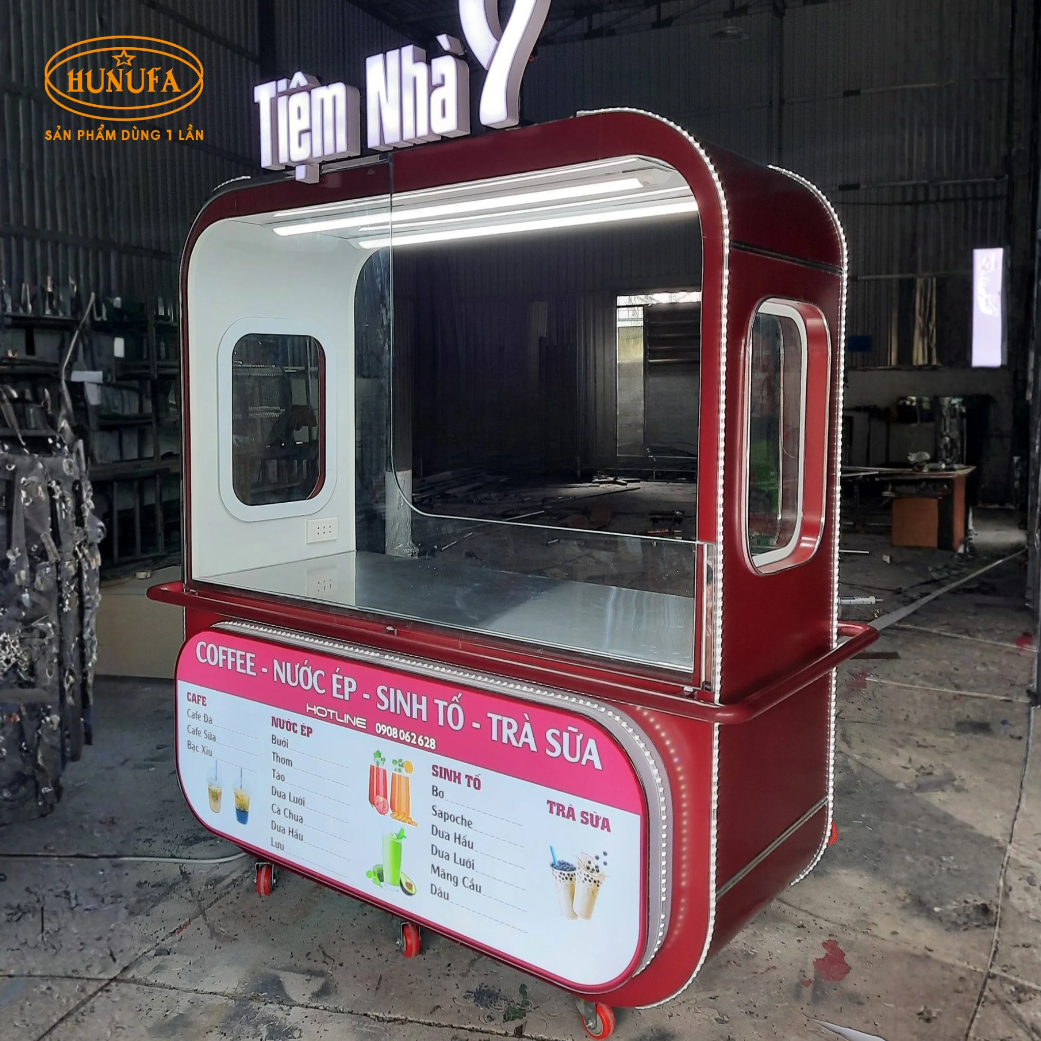 100+ Mẫu xe bán cafe take away, bán nước, bán hàng, đẹp, gấp gọn, giá rẻ