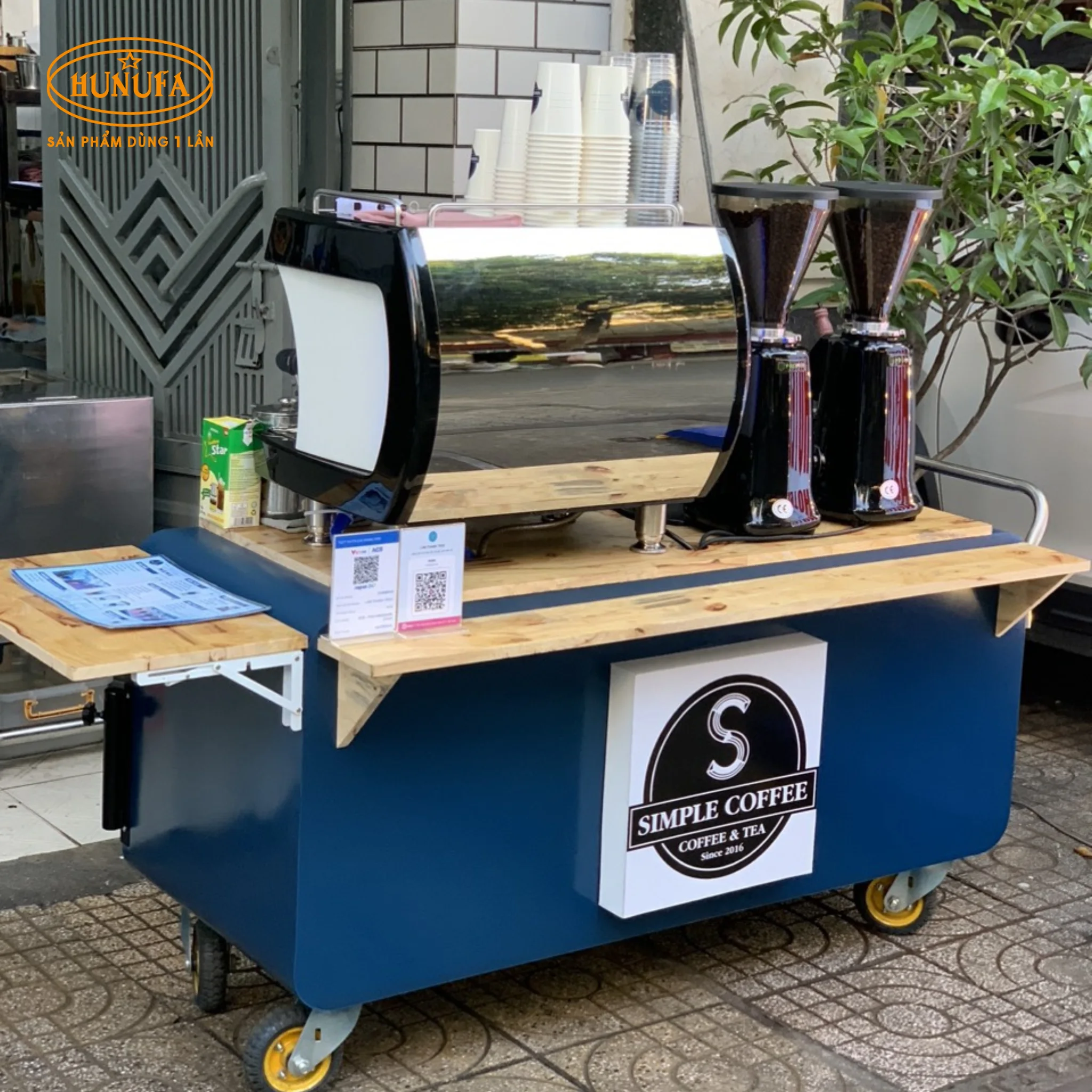 100+ Mẫu xe bán cafe take away, bán nước, bán hàng, đẹp, gấp gọn, giá rẻ