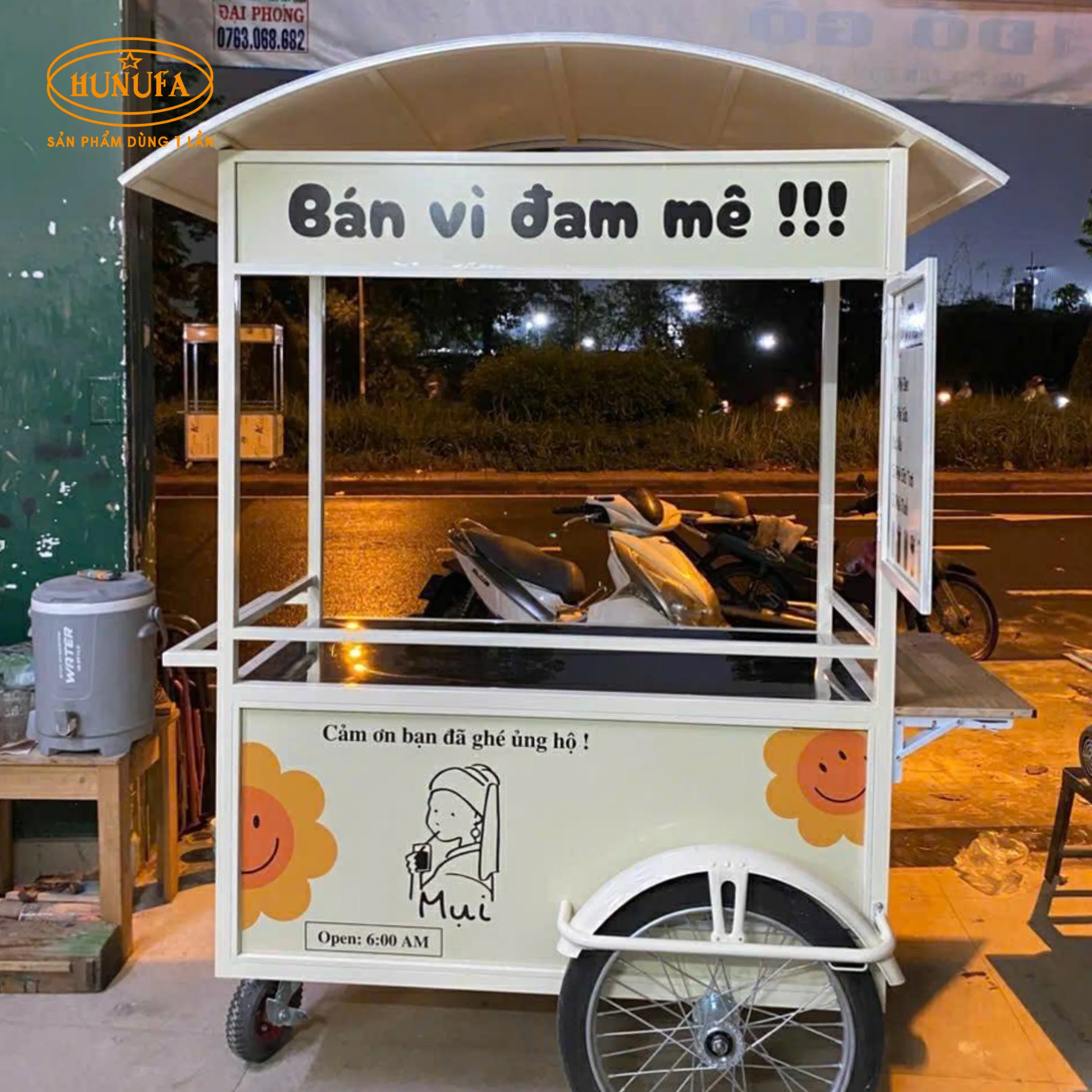 100+ Mẫu xe bán cafe take away, bán nước, bán hàng, đẹp, gấp gọn, giá rẻ