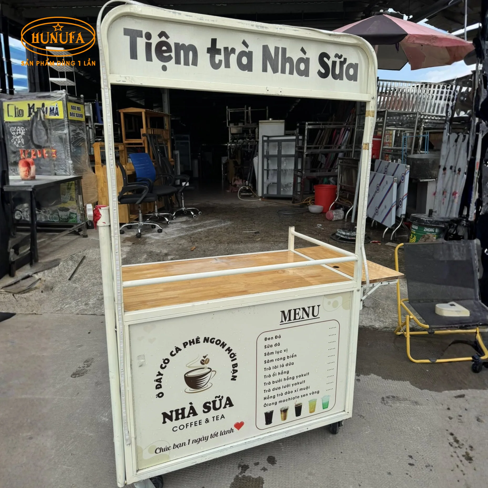 100+ Mẫu xe bán cafe take away, bán nước, bán hàng, đẹp, gấp gọn, giá rẻ