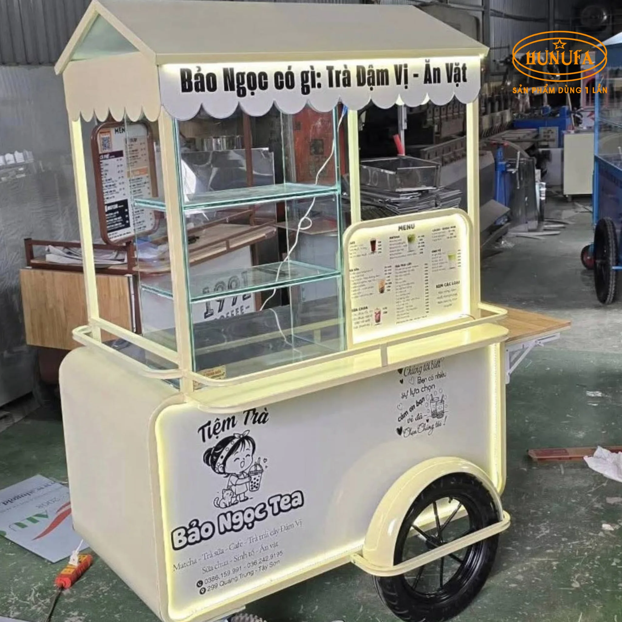 100+ Mẫu xe bán cafe take away, bán nước, bán hàng, đẹp, gấp gọn, giá rẻ