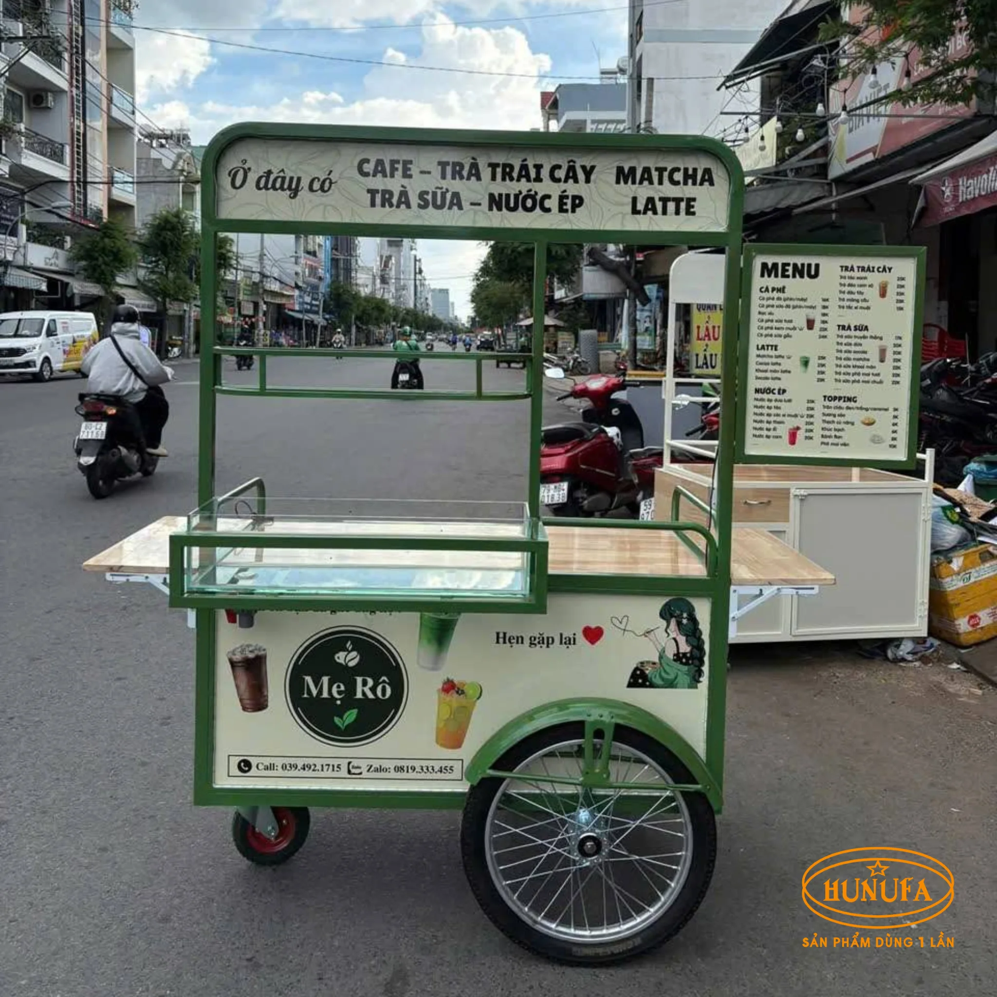 100+ Mẫu xe bán cafe take away, bán nước, bán hàng, đẹp, gấp gọn, giá rẻ