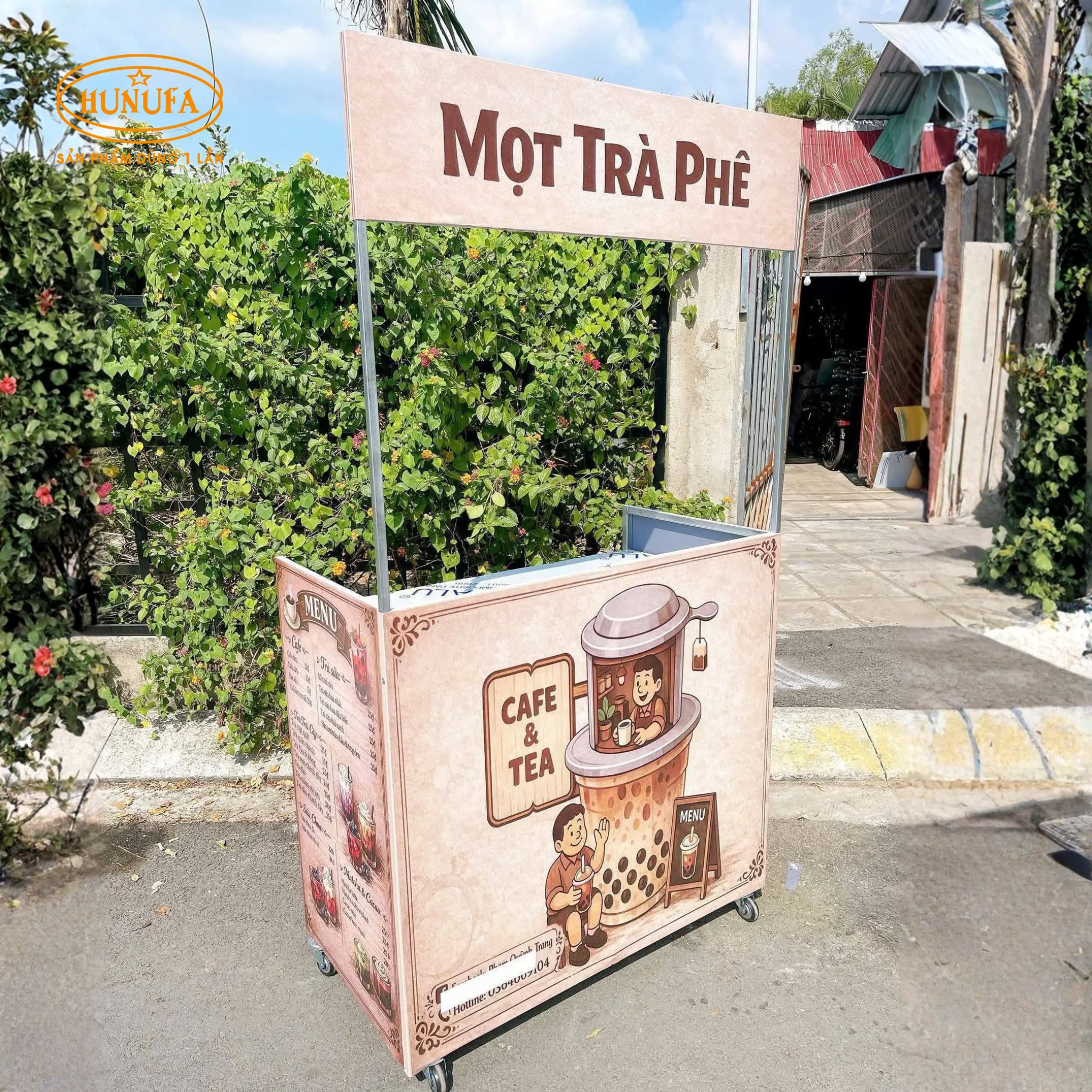 100+ Mẫu xe bán cafe take away, bán nước, bán hàng, đẹp, gấp gọn, giá rẻ