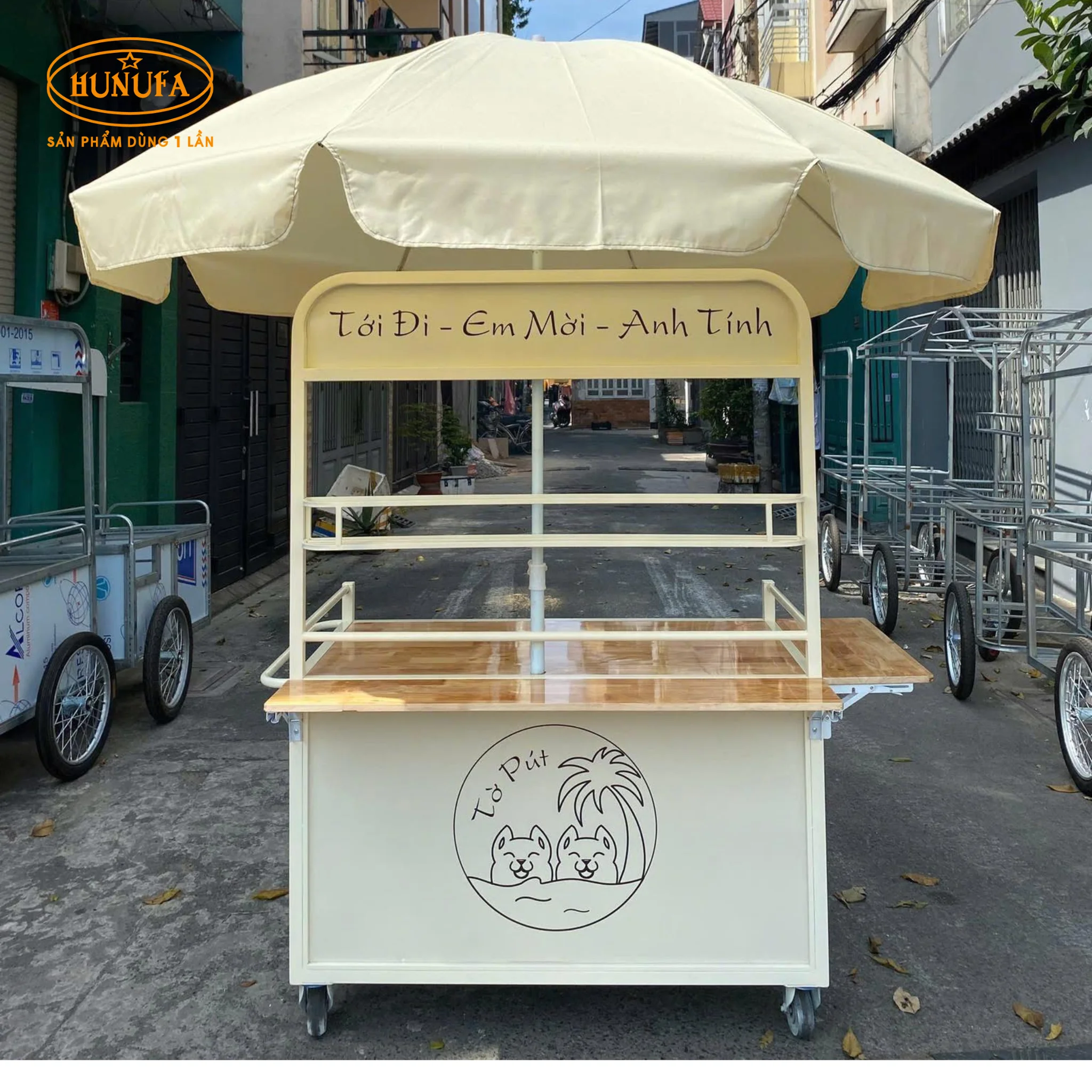 100+ Mẫu xe bán cafe take away, bán nước, bán hàng, đẹp, gấp gọn, giá rẻ