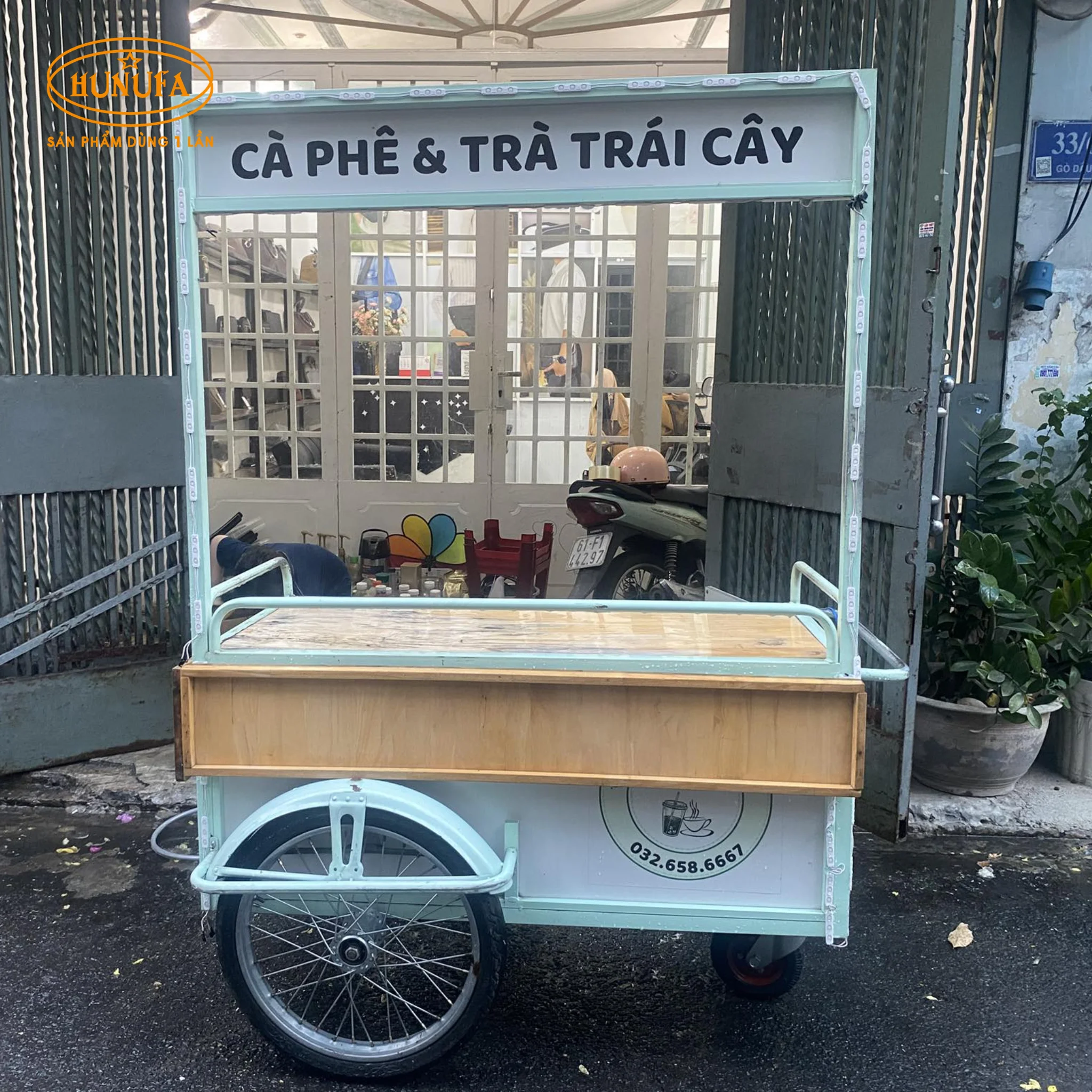 100+ Mẫu xe bán cafe take away, bán nước, bán hàng, đẹp, gấp gọn, giá rẻ