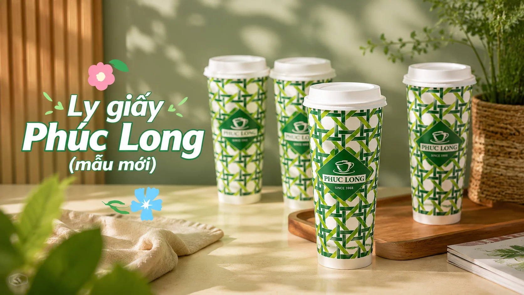 Ly giấy Phúc Long mới 2025 - Ủ Vị Tâm Giao