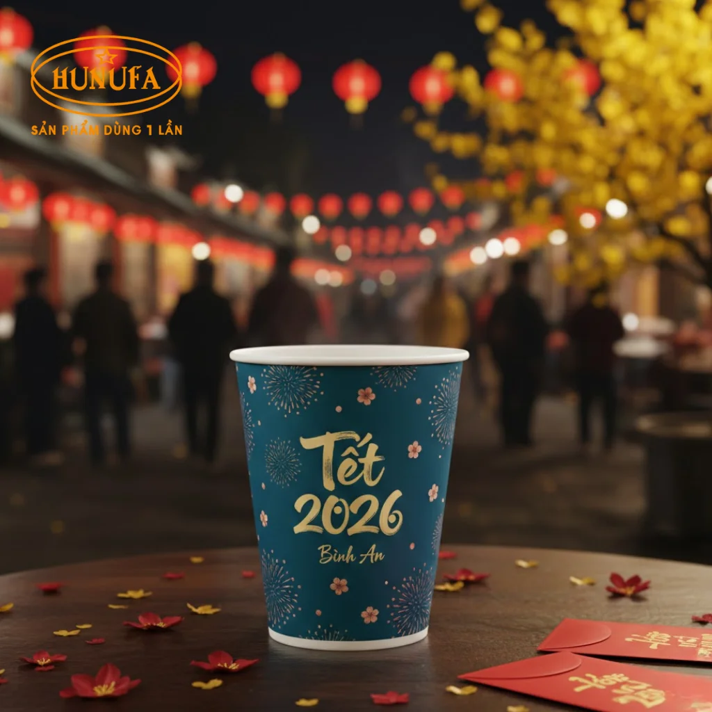 Ly giấy tết / Cốc giấy tết