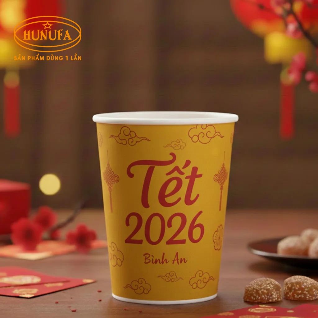 Ly giấy tết / Cốc giấy tết