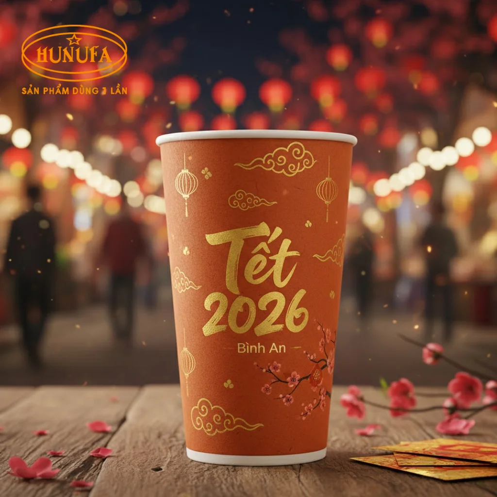 Ly giấy tết / Cốc giấy tết