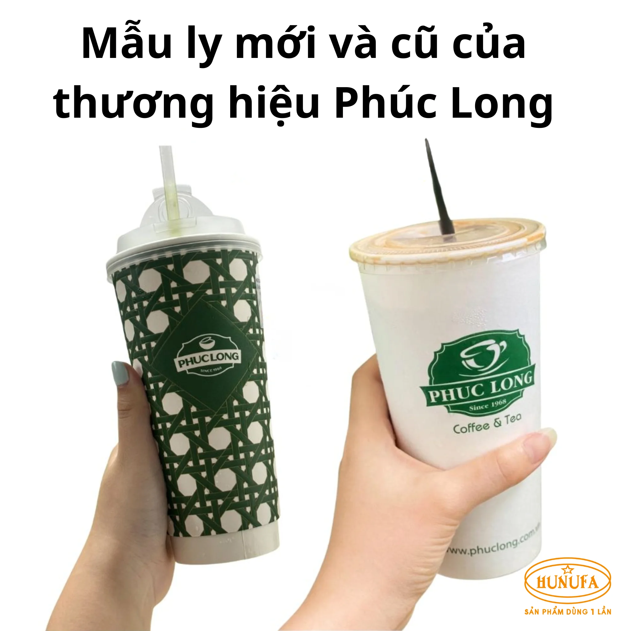 Những mẫu ly giấy Phúc Long và nơi in ấn ly giấy chất lượng