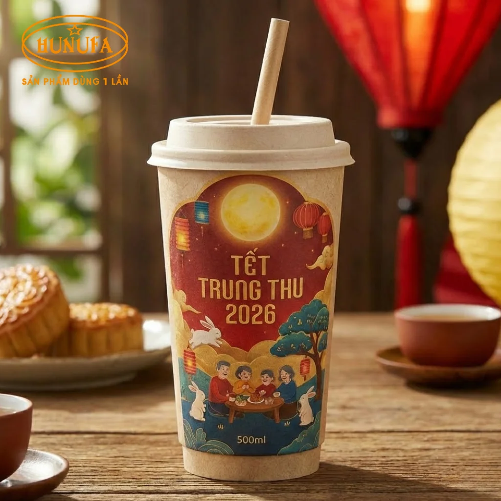 Tổng hợp các mẫu ly giấy Trung Thu đẹp, độc lạ