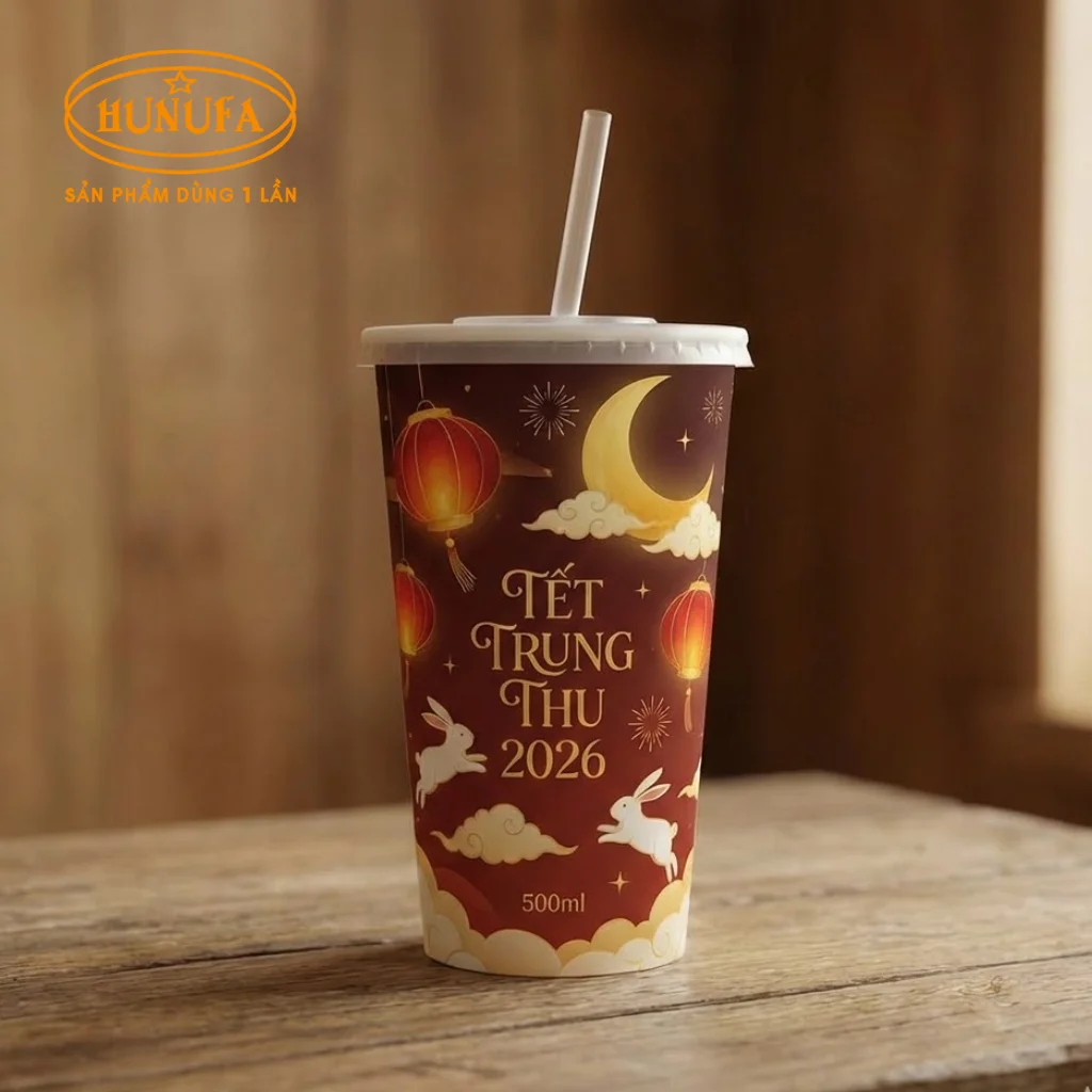 Tổng hợp các mẫu ly giấy Trung Thu đẹp, độc lạ