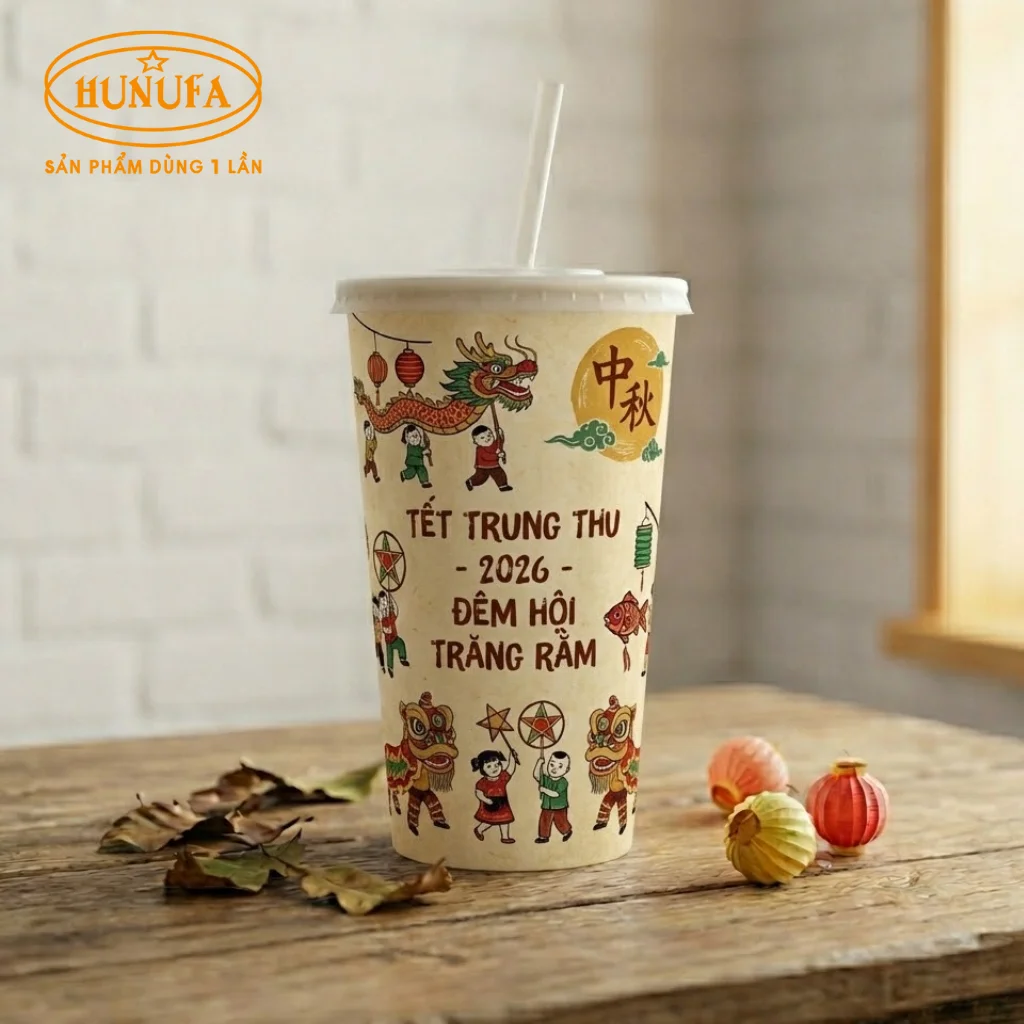 Tổng hợp các mẫu ly giấy Trung Thu đẹp, độc lạ