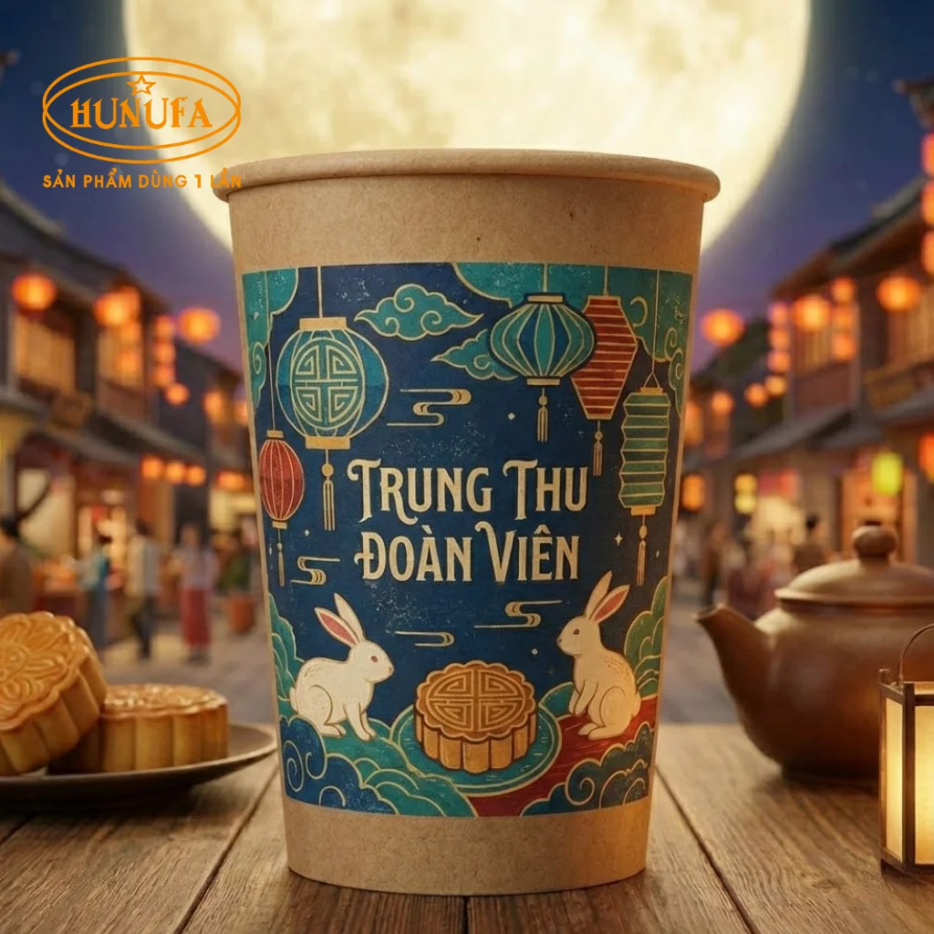 Tổng hợp các mẫu ly giấy Trung Thu đẹp, độc lạ