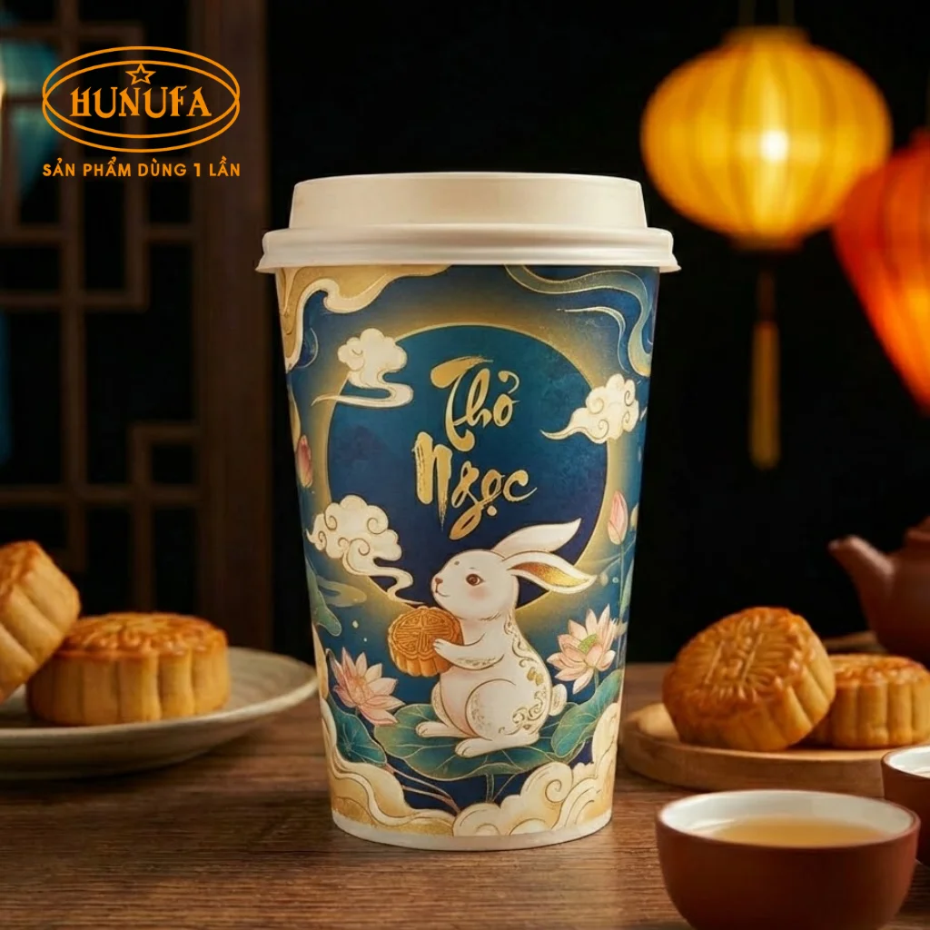Tổng hợp các mẫu ly giấy Trung Thu đẹp, độc lạ