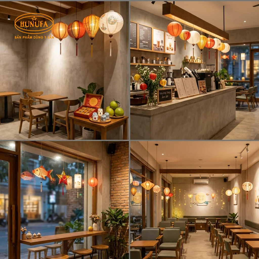 5 cách trang trí Trung Thu cho quán cafe độc đáo, hút khách