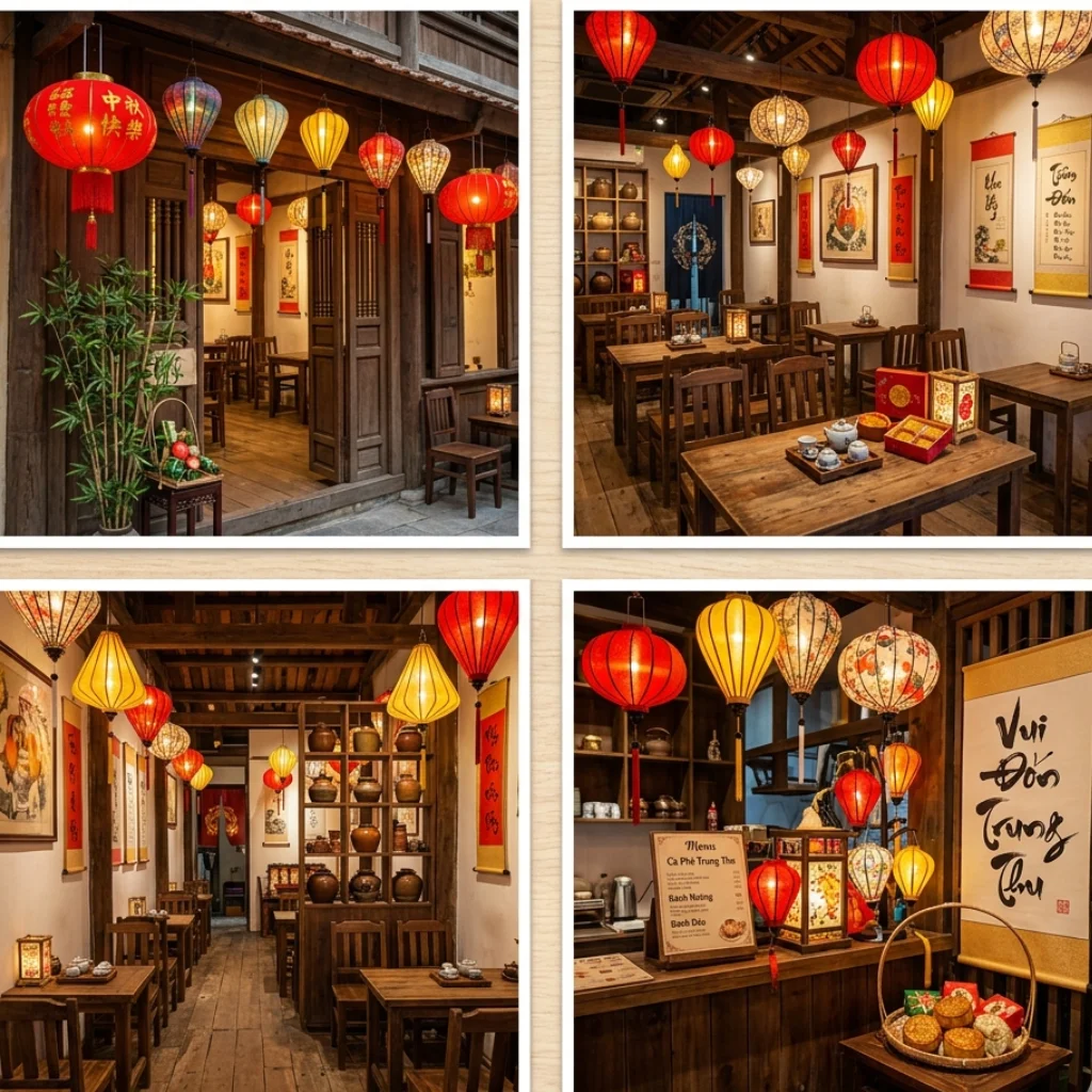 5 cách trang trí Trung Thu cho quán cafe độc đáo, hút khách