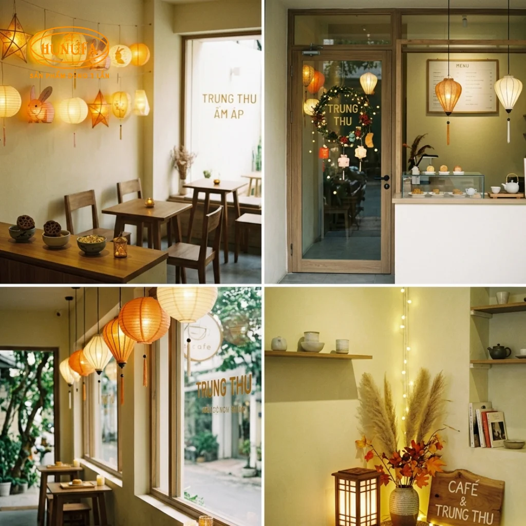 5 cách trang trí Trung Thu cho quán cafe độc đáo, hút khách