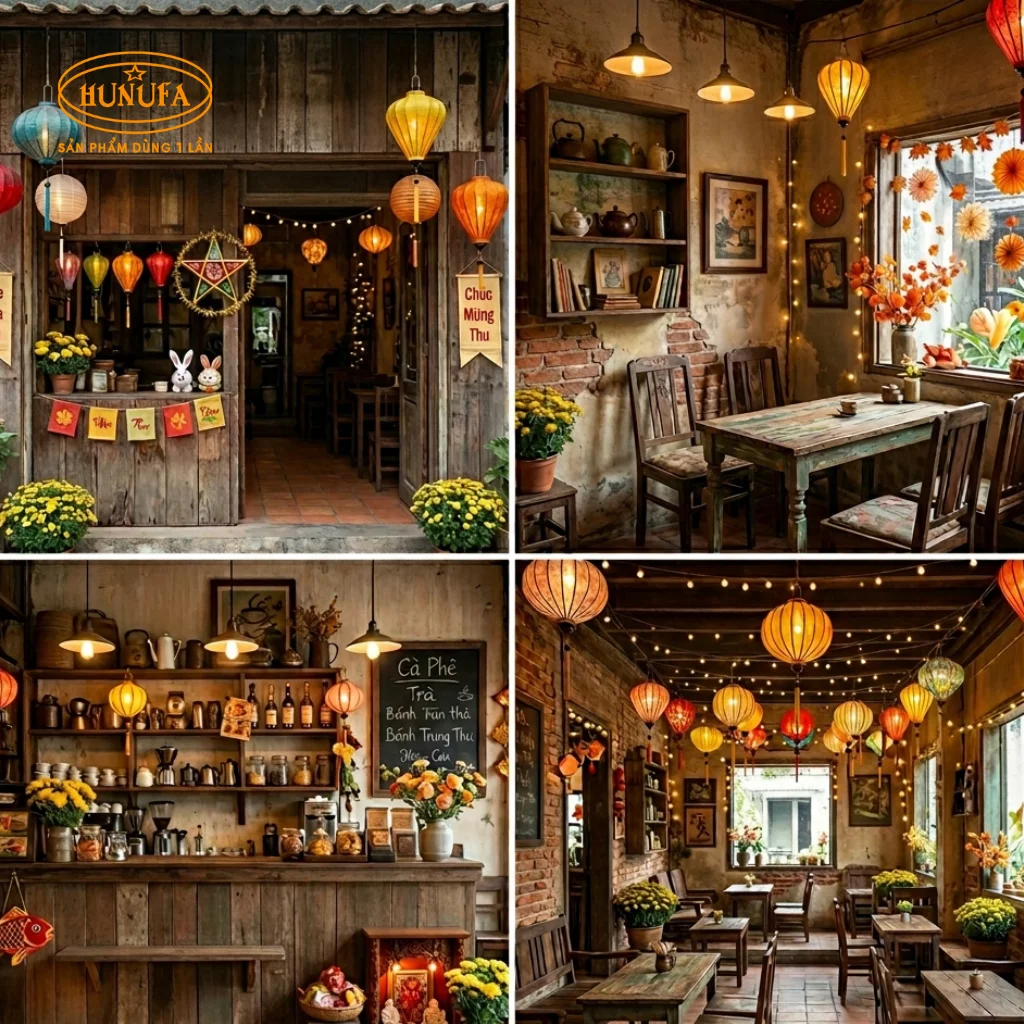 5 cách trang trí Trung Thu cho quán cafe độc đáo, hút khách