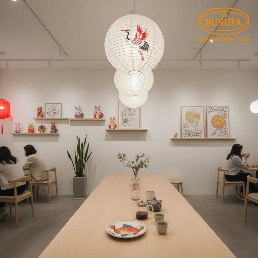 6 cách trang trí Trung Thu cho quán cafe độc đáo, hút khách