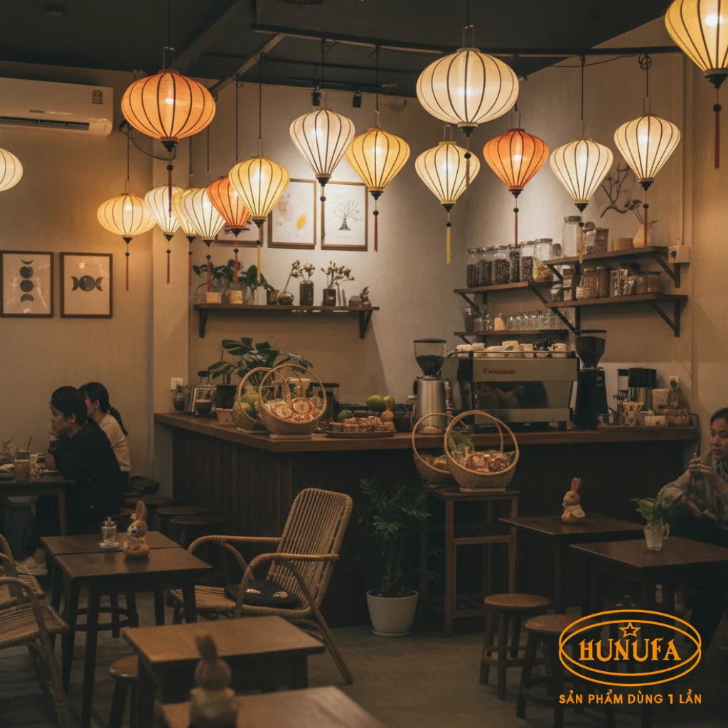 6 cách trang trí Trung Thu cho quán cafe độc đáo, hút khách