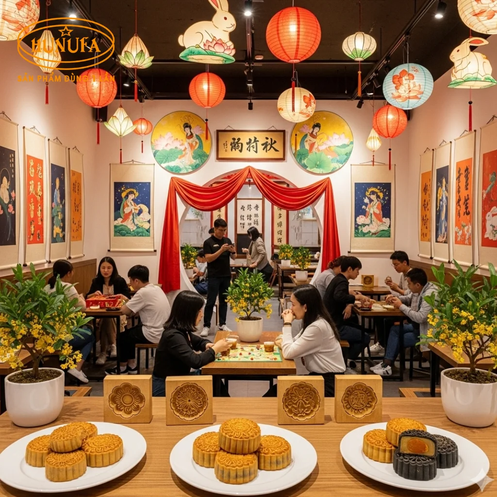 6 cách trang trí Trung Thu cho quán cafe dễ làm, hút khách