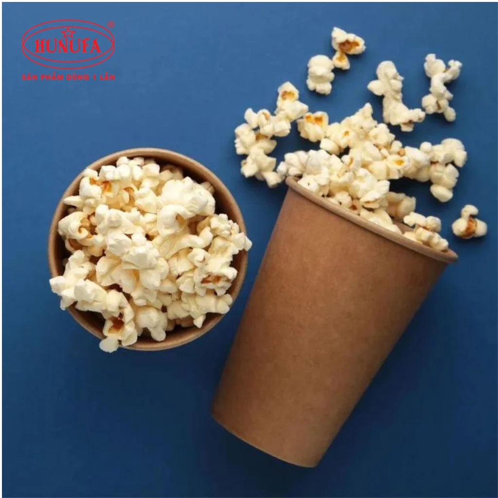 ly giấy đựng bắp rang bơ