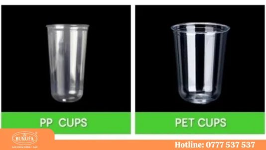 Phân biệt ly nhựa PP và PET - Nên chọn loại nào ?