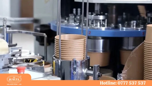 Quy trình sản xuất tô giấy đạt chuẩn an toàn chất lượng tại Hunufa