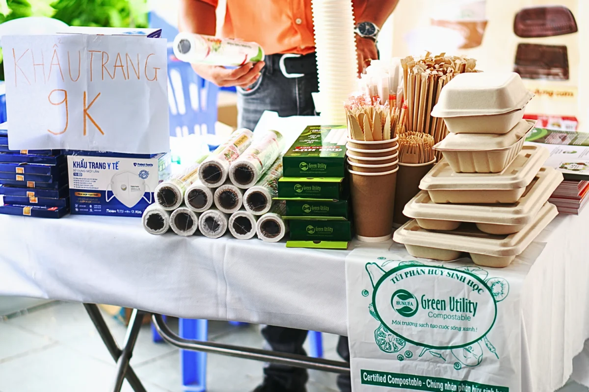 Hunufa tự hào đồng hành cùng phiên chợ Bình Tây với các “Sản phẩm dùng một lần”