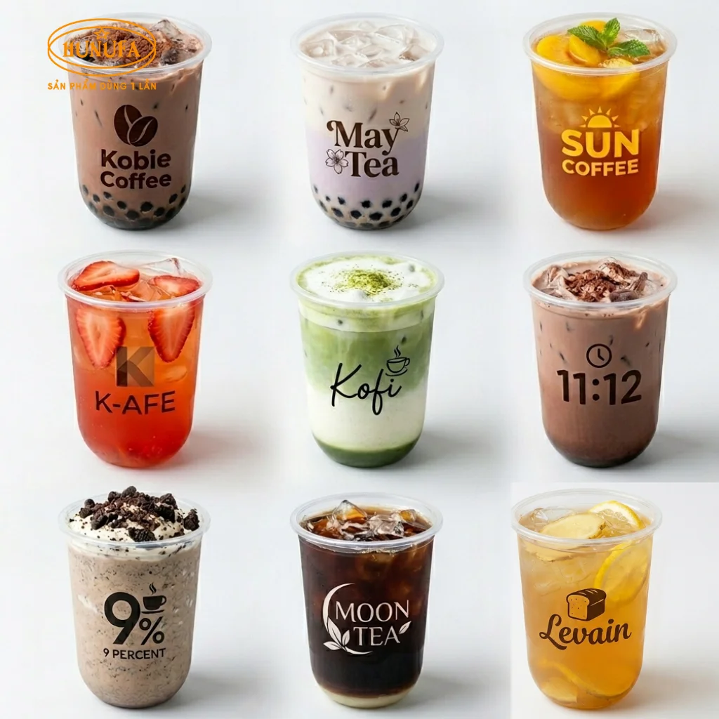 Khám phá những mẫu in ly nhựa đẹp, chất lượng, hot trend