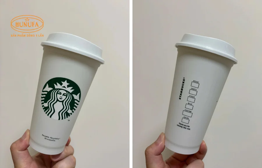 Ly giấy Starbucks & Nơi sản xuất, in ấn ly giấy chất lượng