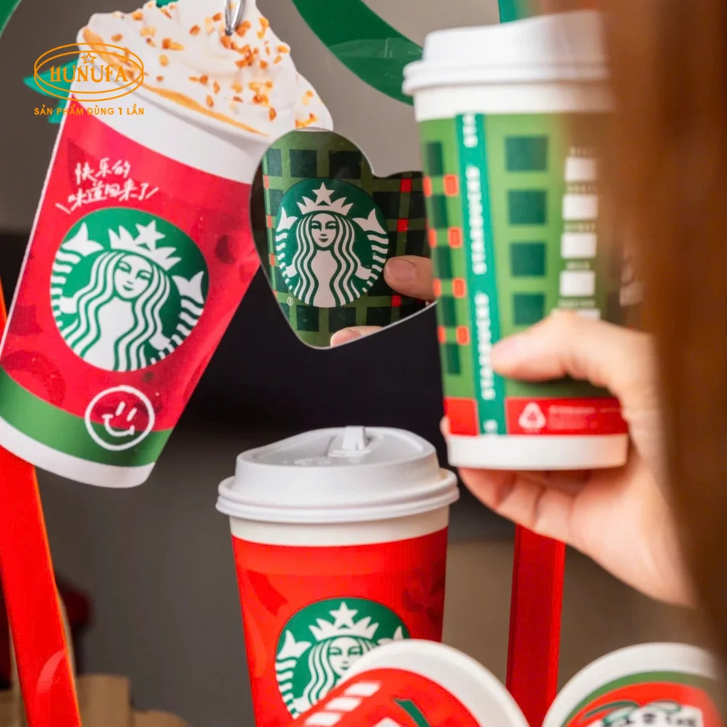 Ly giấy Starbucks & Nơi sản xuất, in ấn ly giấy chất lượng