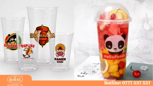 Khám phá những mẫu in ly nhựa đẹp, chất lượng, hot trend