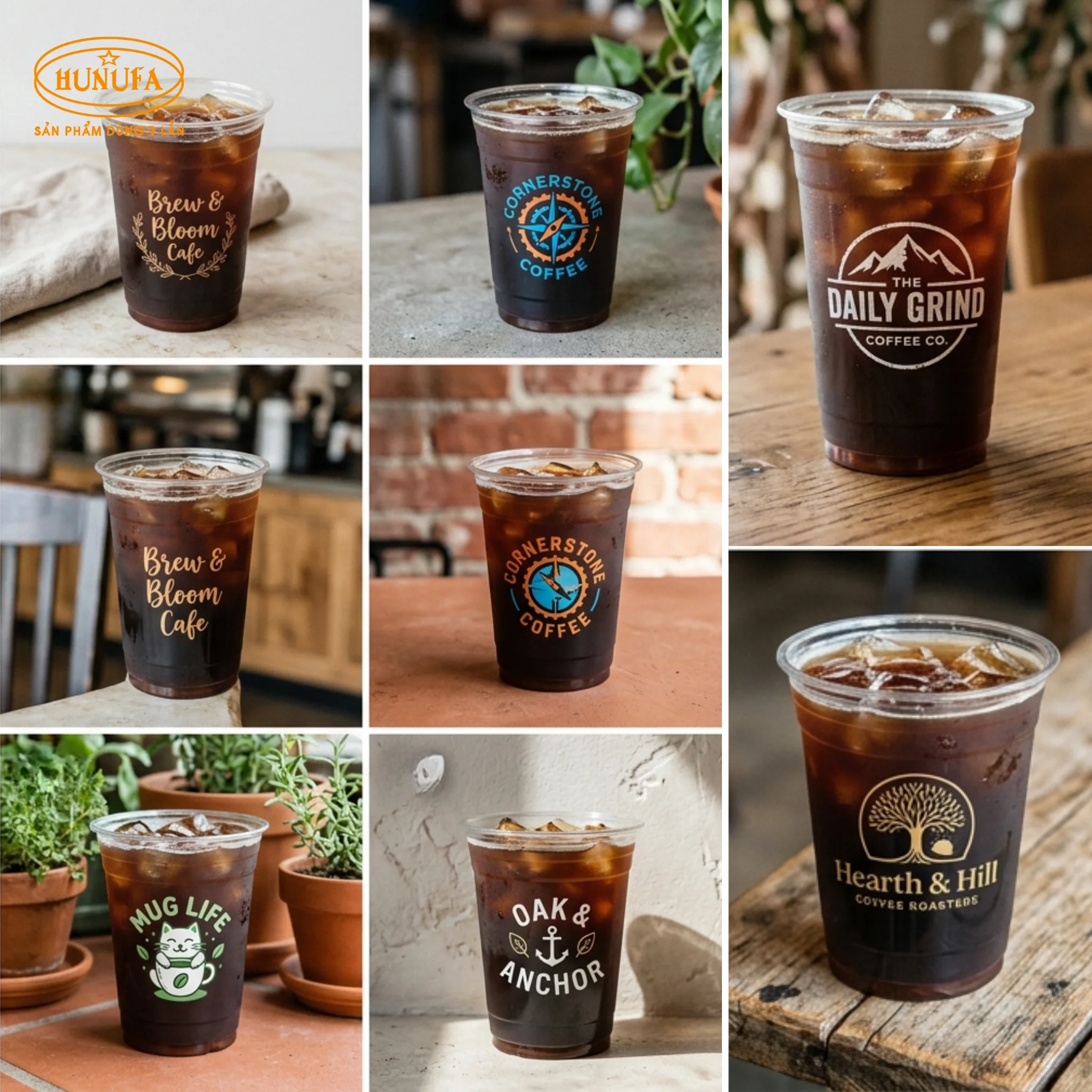 100+ Mẫu ly nhựa in logo đẹp, giá rẻ cho quán trà sữa, cafe