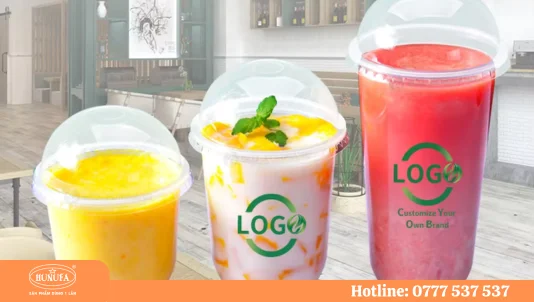 100+ Mẫu ly nhựa in logo đẹp, giá rẻ cho quán trà sữa, cafe