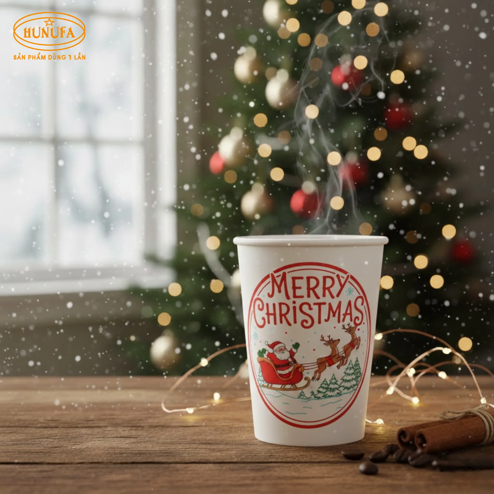 Ly giấy Giáng Sinh đẹp, chất lượng, giá tốt mùa Noel