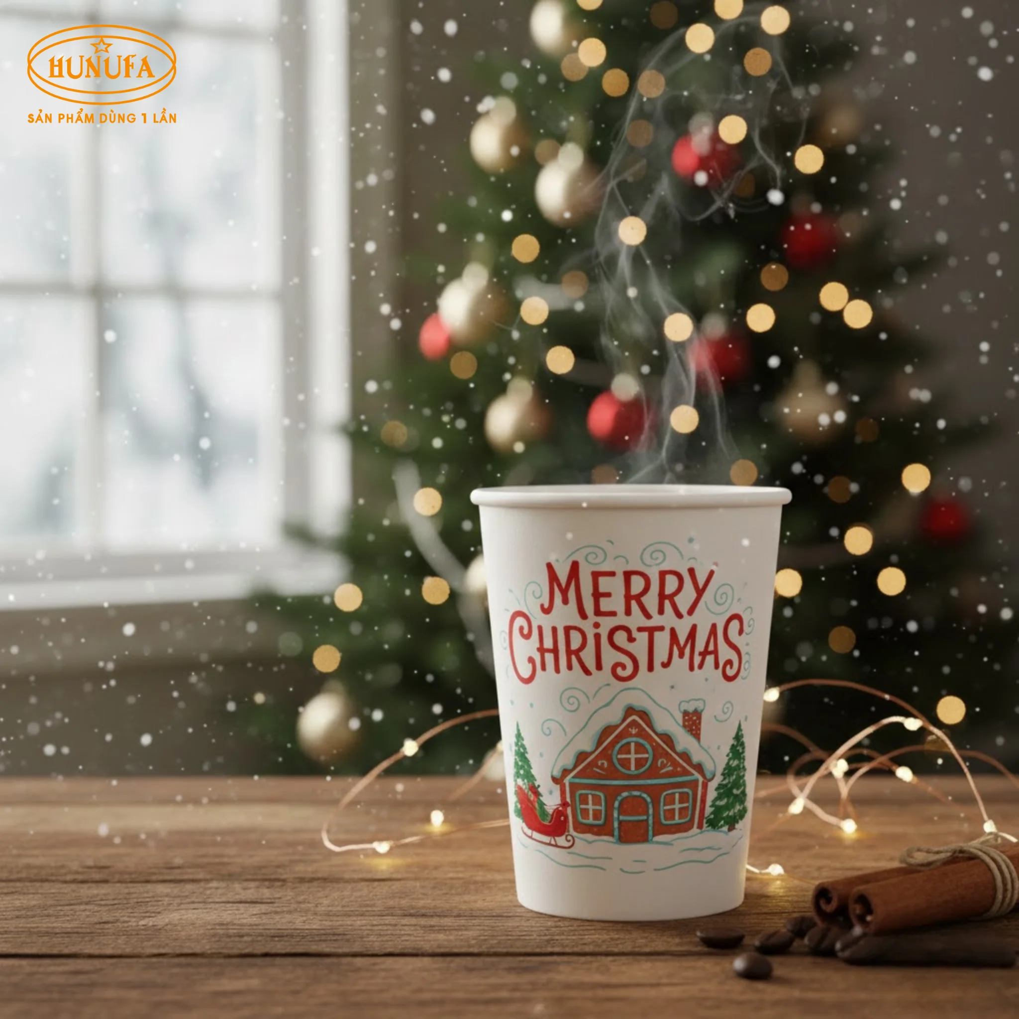 Ly giấy Giáng Sinh đẹp, chất lượng, giá tốt mùa Noel