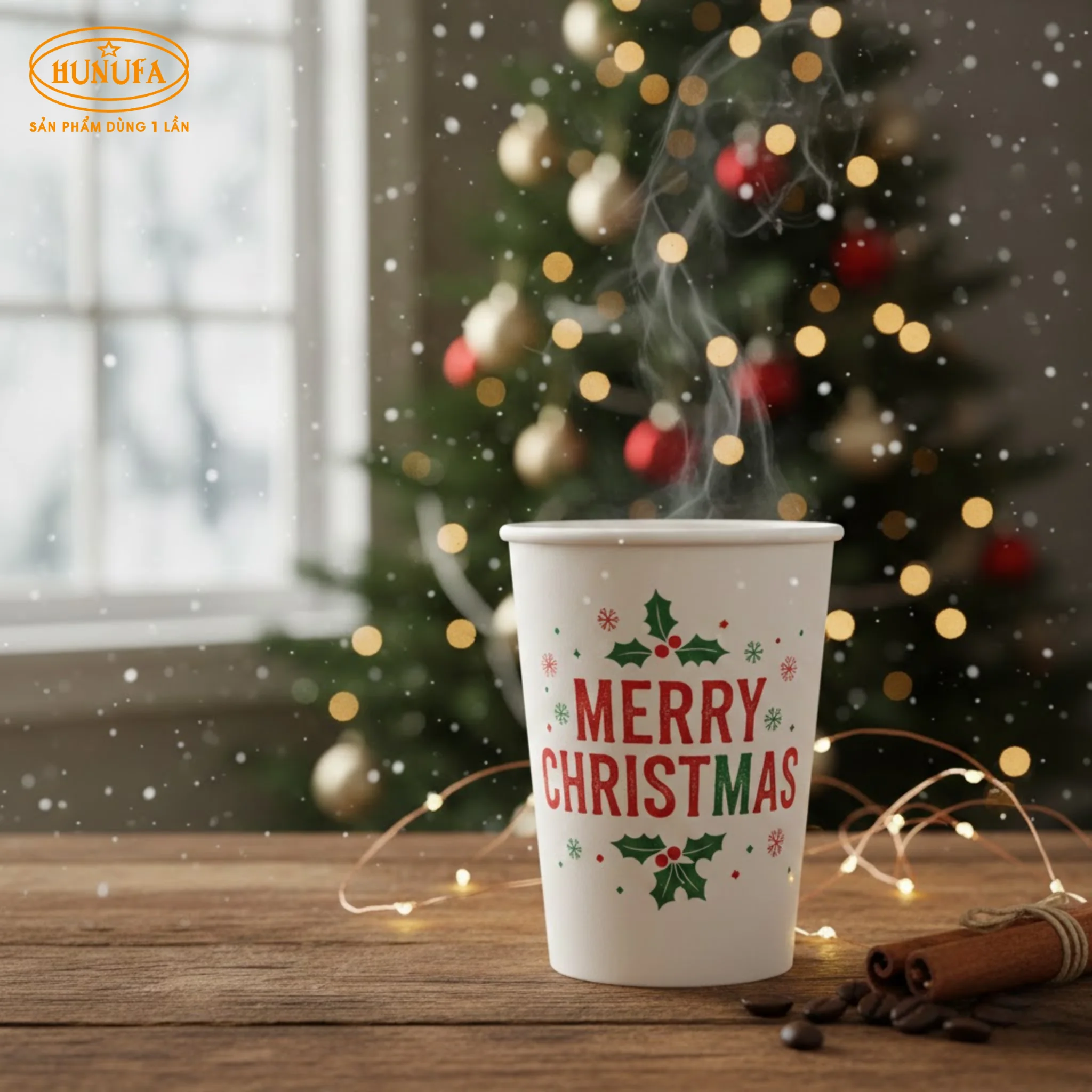 Ly giấy Giáng Sinh đẹp, chất lượng, giá tốt mùa Noel