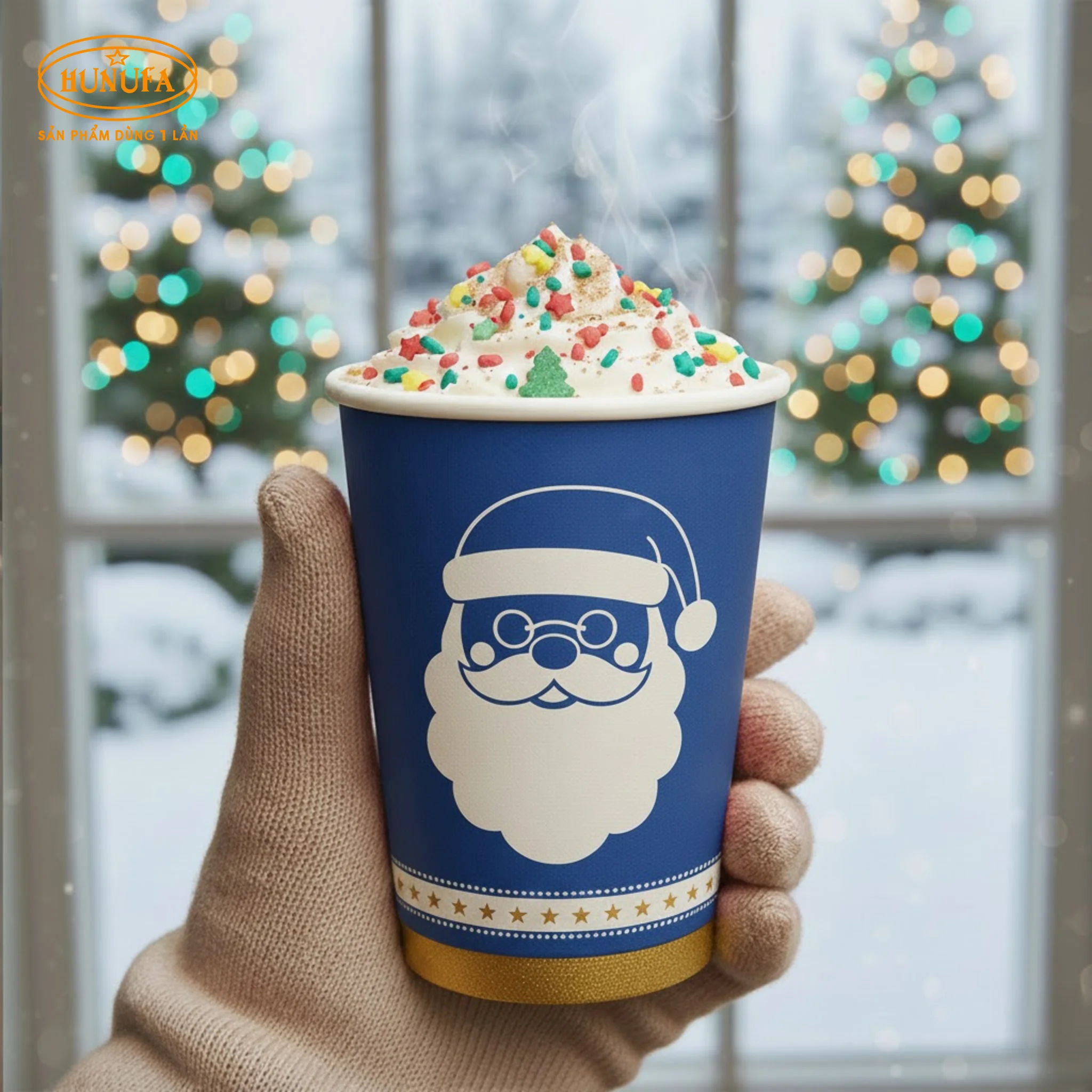 Ly giấy Giáng Sinh đẹp, chất lượng, giá tốt mùa Noel